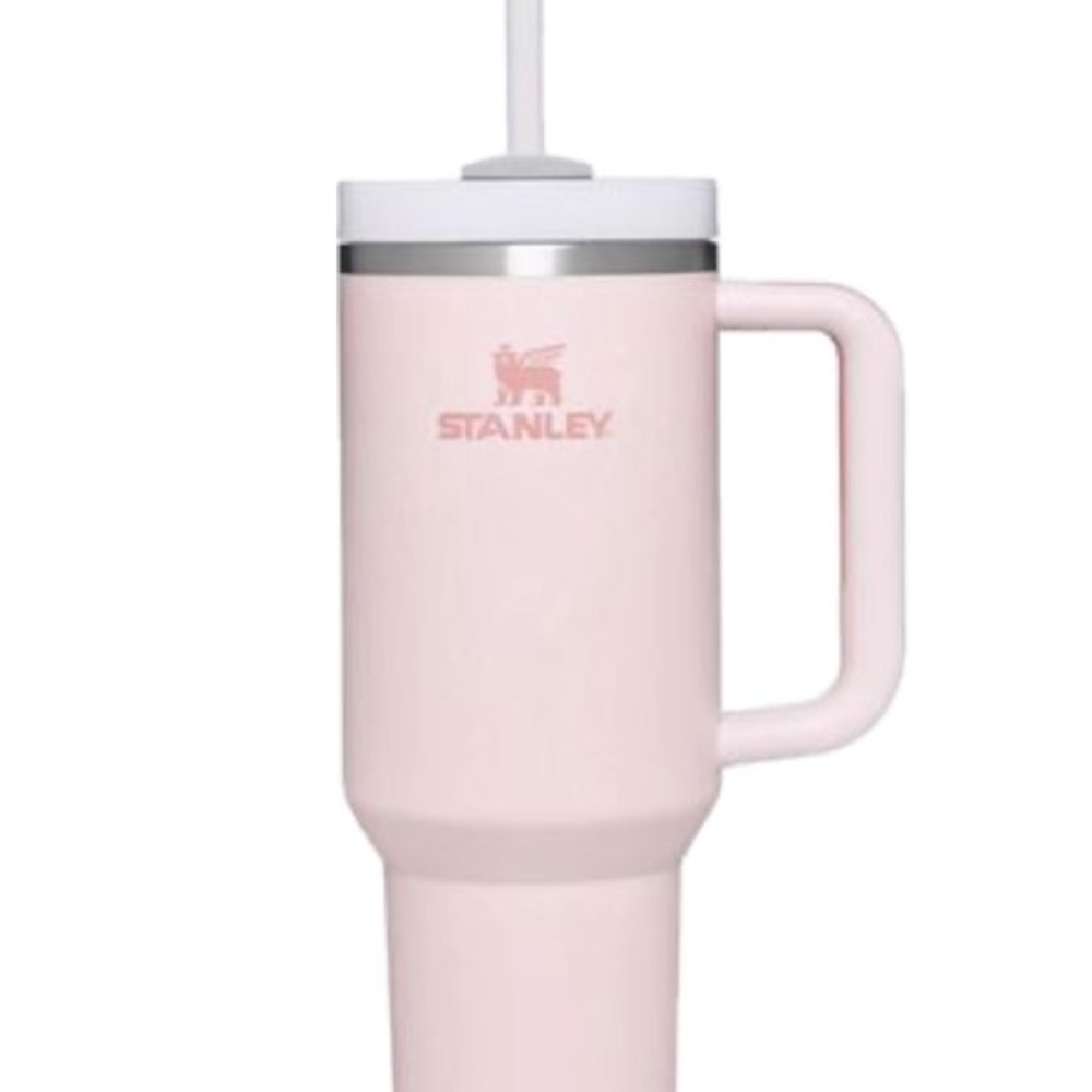 Stanley Blush Pink Tumbler with Handle